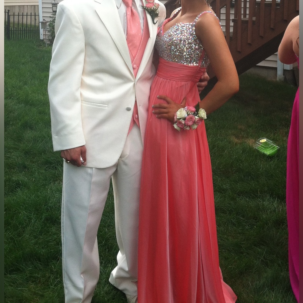 Peach Prom Dress